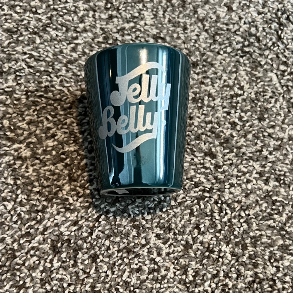 BNWOT Jelly Belly Iridescent Teal Shot Glass